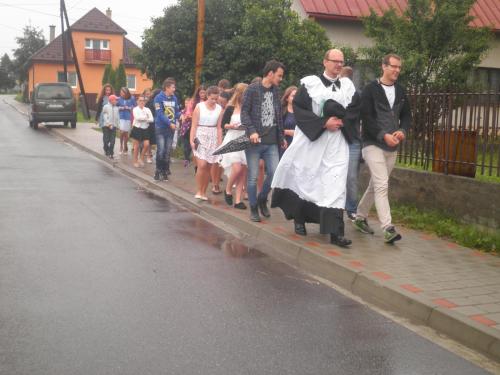 Príprava a nástup pred Službami Božími